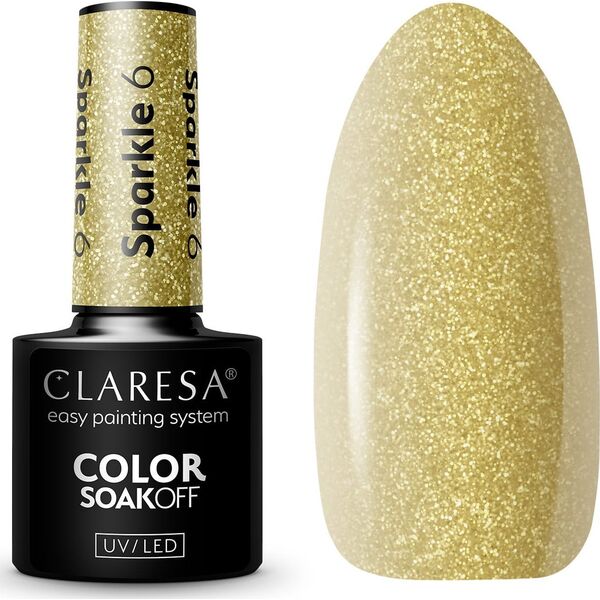 Claresa Claresa Lakier hybrydowy SPARKLE 6 -5g