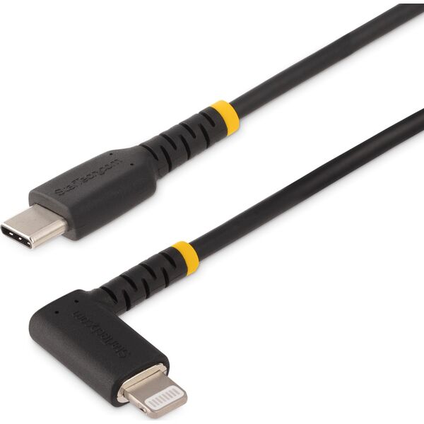 Kabel USB StarTech USB-C - Lightning 1 m Czarny (RUSB2CLTMM1MR)
