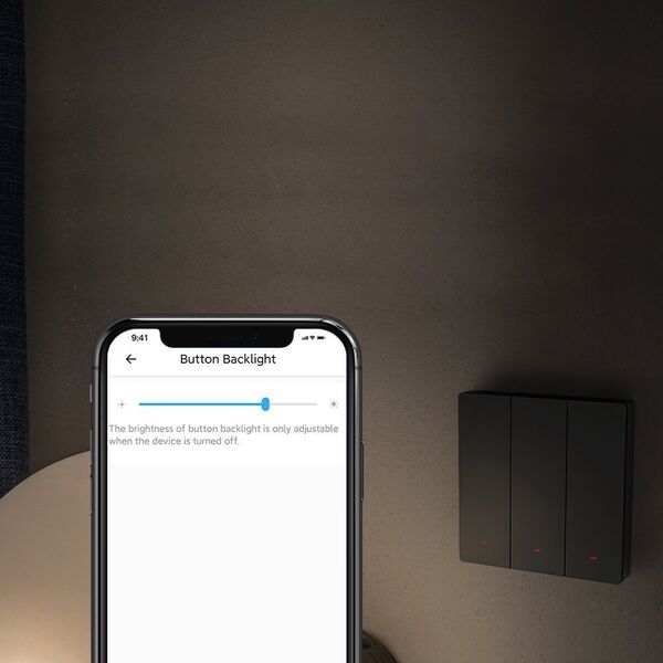 Sonoff Sonoff inteligentny 3-kanałowy przełącznik ścienny Wi-Fi czarny