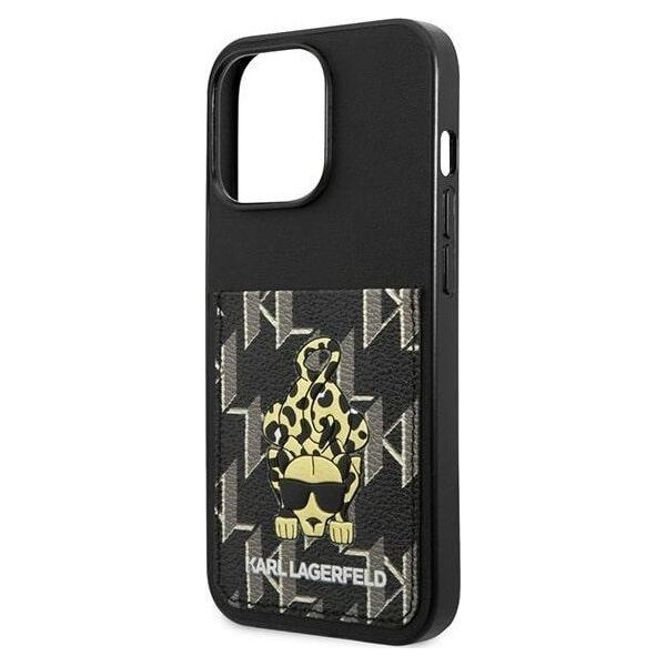 Karl Lagerfeld Karl Lagerfeld KLHCP13LCANCNK iPhone 13 Pro / 13 6,1" hardcase czarny/black Karlimals Cardslot