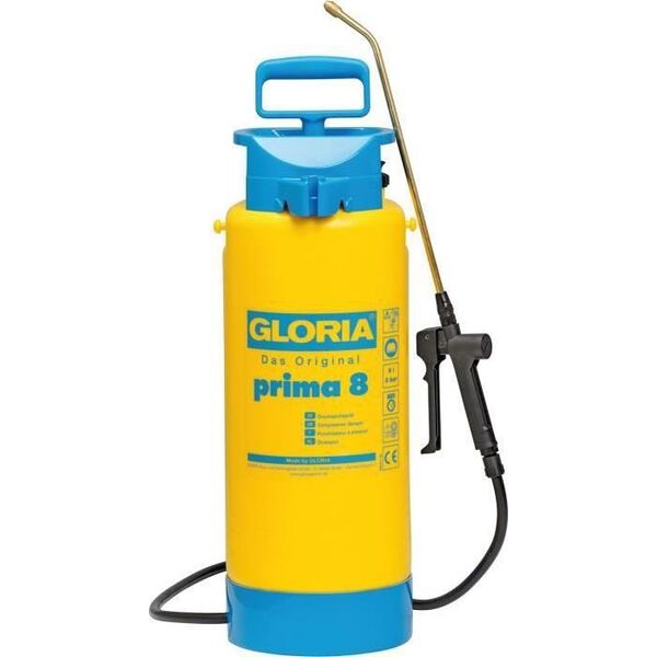 Gloria GLORIA - Prima 8 - Opryskiwacz cisnieniowy 8L z lanca i mosiezna dysza