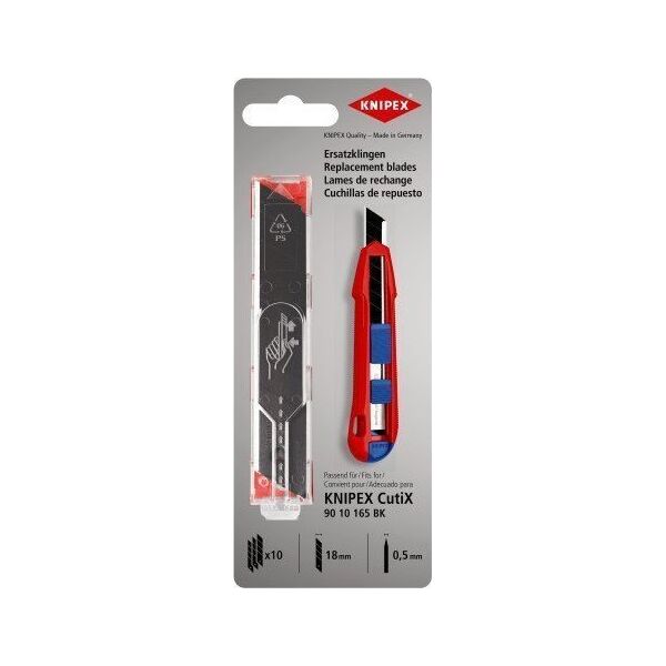 Knipex ZAPASOWE OSTRZE DO 90 10 165 BK, 10SZT.