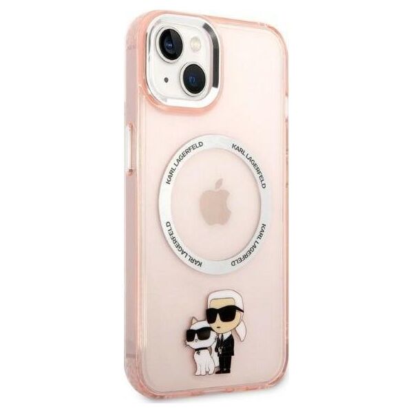 Karl Lagerfeld Karl Lagerfeld IML NFT Karl & Choupette MagSafe - Etui iPhone 14 (różowy)
