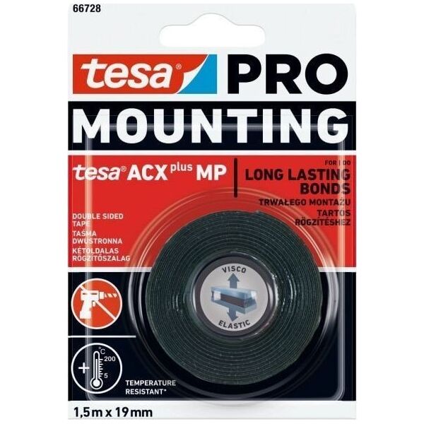 Tesa 66728 ACXplus Profesjonal montażowa 1,5m/19mm