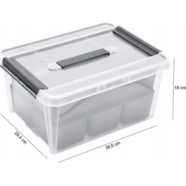 POJEMNIK PRO BOX 14L Z ORGANIZERAMI