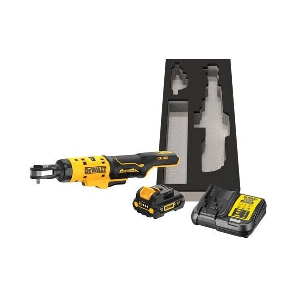 Klucz udarowy Dewalt DEWALT GRZECHOTKA 12V 54Nm 1/4" 1x3,0Ah Z WYTŁOCZKĄ DO WÓZKA DCF504L1G