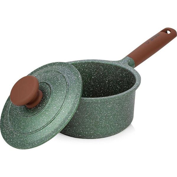 NAVA Rondel garnek granitowy z pokrywką OMEGA 16 cm 1,5 l