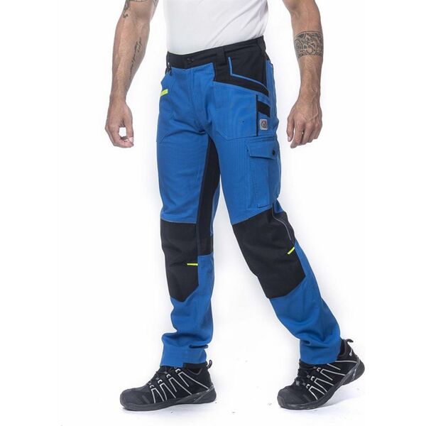 Ardon ARDON 4Xstretch - spodnie robocze pas stretch, 7 kieszeni: na składaną miarkę, śrubokręt, nóż + na nakolanniki, d-ring, - ciemno-szara H6088 54