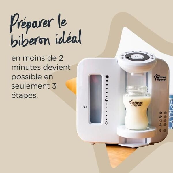Tommee Tippee TOMMEE TIPPEE Perfect Prep - podgrzewacz do butelek - nowa funkcja hot shot - biala
