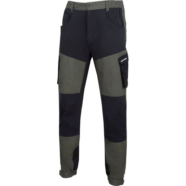 Lahti Pro Spodnie z elementami stretch zielono-czarne, "xl", ce, lahti