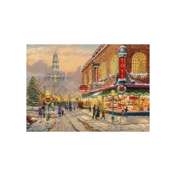 Schmidt Spiele PQ Puzzle 1000 el. THOMAS KINKADE Świąteczne życzenie