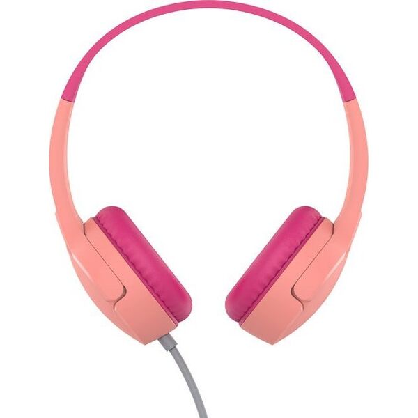Słuchawki Belkin Belkin SoundForm Mini Zestaw słuchawkowy Przewodowa Opaska na głowę Połączenia/Muzyka/Sport/Codzienność Różowy