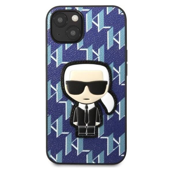 Karl Lagerfeld Etui Karl Lagerfeld KLHCP13MPMNIKBL Apple iPhone 13 hardcase niebieski/blue Monogram Ikonik Patch