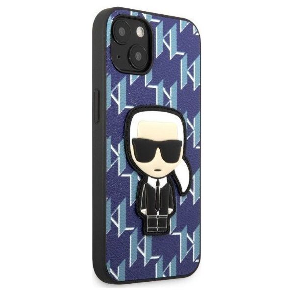 Karl Lagerfeld Etui Karl Lagerfeld KLHCP13MPMNIKBL Apple iPhone 13 hardcase niebieski/blue Monogram Ikonik Patch