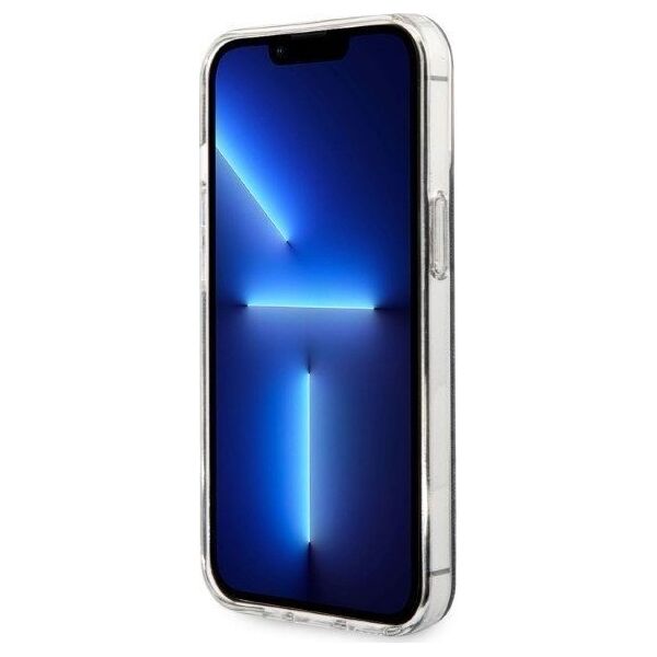 Ładowarka Guess Zestaw Guess etui + ładowarka bezprzewodowa GUBPP13XH4EACSK Apple iPhone 13 Pro Max czarny/black hard case 4G Print MagSafe