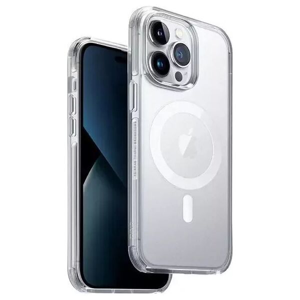 Uniq Etui UNIQ Combat Apple iPhone 14 Pro MagClick Charging przeźroczysty/dove satin clear