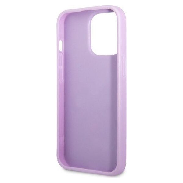 Guess Etui Guess GUHCP13XPS4MU Apple iPhone 13 Pro Max purpurowy/purple hardcase Saffiano 4G Small Metal Logo