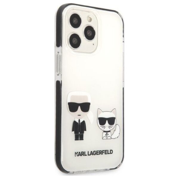 Karl Lagerfeld Etui Karl Lagerfeld KLHCP13XTPEKCW Apple iPhone 13 Pro Max hardcase biały/white Karl&Choupette