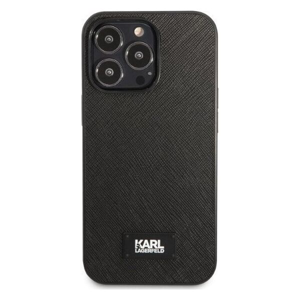 Karl Lagerfeld Etui Karl Lagerfeld KLHCP13XSFMP2K Apple iPhone 13 Pro Max hardcase czarny/black Saffiano Plaque