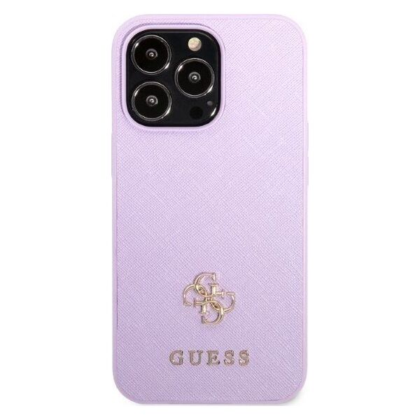 Guess Etui Guess GUHCP13LPS4MU Apple iPhone 13 Pro purpurowy/purple hardcase Saffiano 4G Small Metal Logo