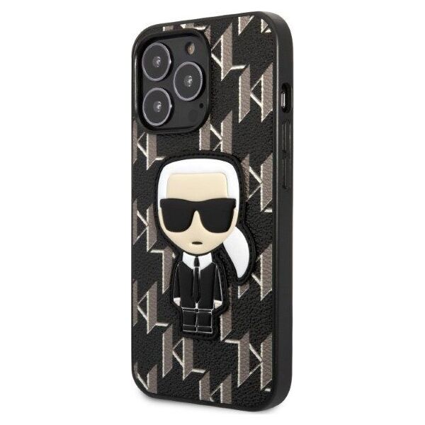 Karl Lagerfeld Etui Karl Lagerfeld KLHCP13LPMNIKBK Apple iPhone 13 Pro hardcase czarny/black Monogram Ikonik Patch