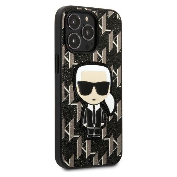 Karl Lagerfeld Etui Karl Lagerfeld KLHCP13LPMNIKBK Apple iPhone 13 Pro hardcase czarny/black Monogram Ikonik Patch