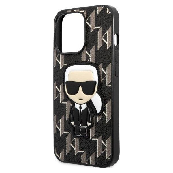 Karl Lagerfeld Etui Karl Lagerfeld KLHCP13LPMNIKBK Apple iPhone 13 Pro hardcase czarny/black Monogram Ikonik Patch