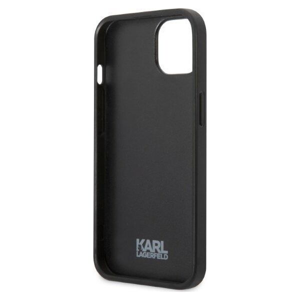 Karl Lagerfeld Etui Karl Lagerfeld KLHCP13LPMNIKBK Apple iPhone 13 Pro hardcase czarny/black Monogram Ikonik Patch