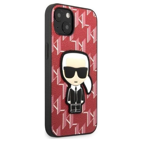 Karl Lagerfeld Etui Karl Lagerfeld KLHCP13MPMNIKPI Apple iPhone 13 hardcase czerwony/red Monogram Ikonik Patch