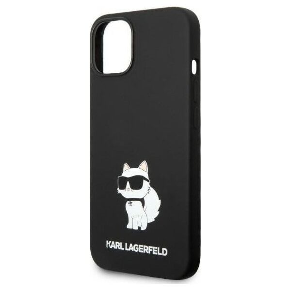 Karl Lagerfeld Etui Karl Lagerfeld KLHMP14MSNCHBCKApple iPhone 14 Plus hardcase czarny/black Silicone Choupette MagSafe