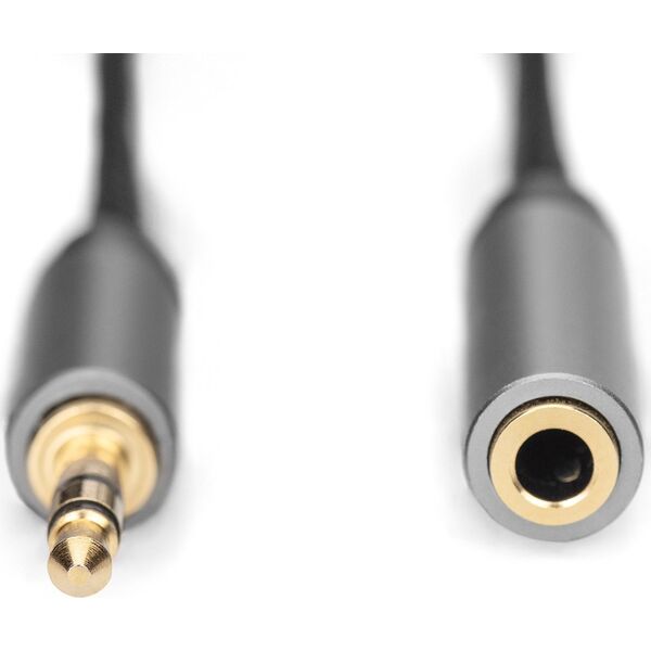 Kabel Digitus Jack 3.5mm - Jack 3.5mm 1.8m czarny (DB-510210-018-S)