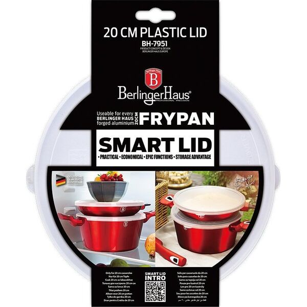 Berlinger Haus Plastikowa pokrywa na patelnię 20cm Berlinger Haus BH-7951