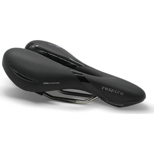 Selle Royal Siodło SELLEROYAL RESPIRO SOFT ATHLETIC 45st. żelowe + elastomery unisex 398g (NEW 2023)