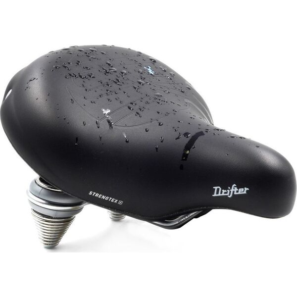Selle Royal Siodło SELLEROYAL PREMIUM RELAXED 90st. DRIFTER STRENGTEX unisex żelowe + sprężyny czarne (NEW 2023)
