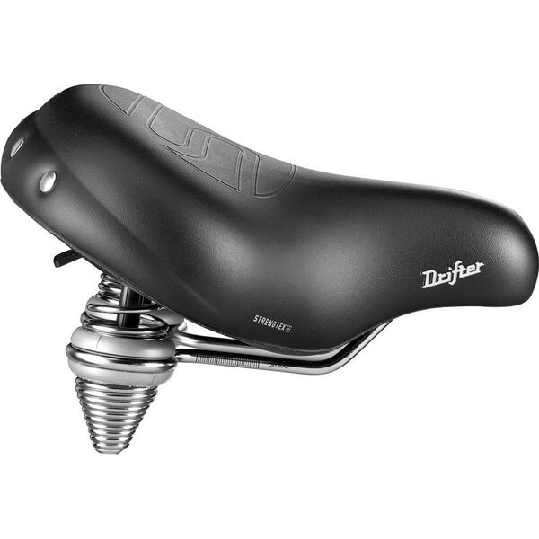 Selle Royal Siodło SELLEROYAL PREMIUM RELAXED 90st. DRIFTER STRENGTEX unisex żelowe + sprężyny czarne (NEW 2023)