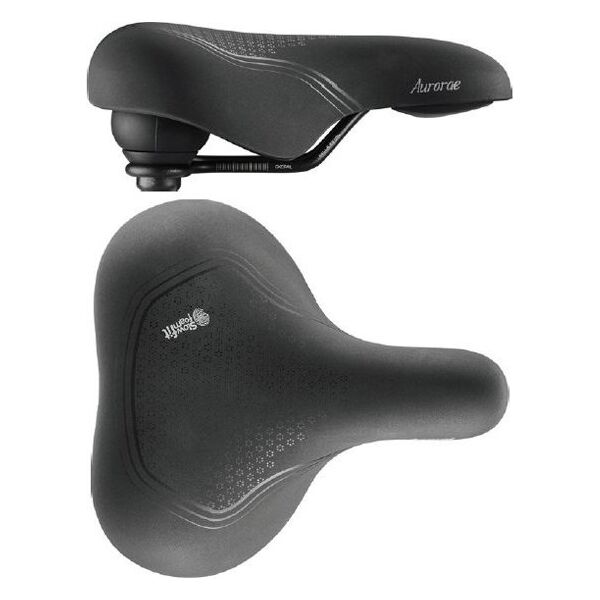 Selle Royal Siodło SELLEROYAL CLASSIC RELAXED 90st. AURORAE unisex piankowe Slow Fit Foam, Foam Matrix, Black Soft touch Mokka + elastomery 677g (NEW 2023)