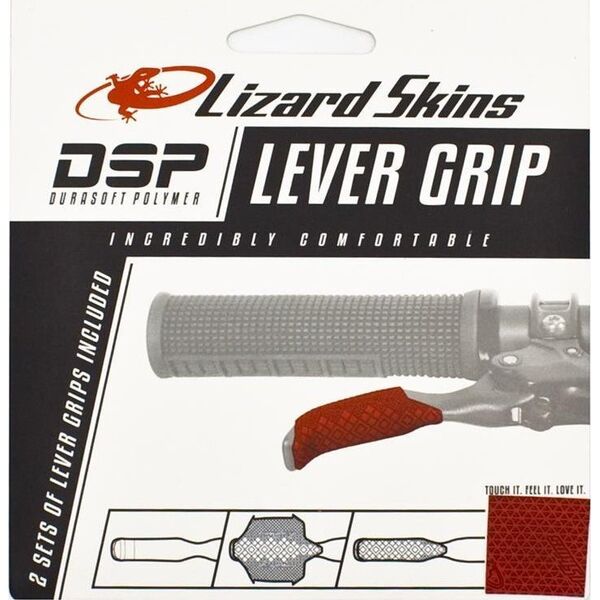 Lizard Skins LIZARDSKINS DSP Lever Grip - Crimson Red 0.5 mm (2 zestawy po 2 szt.) (NEW 2023)