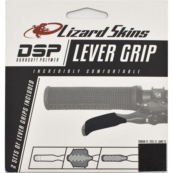 Lizard Skins LIZARDSKINS DSP Lever Grip - Jet Black 0.5 mm (2 zestawy po 2 szt.) (NEW 2023)
