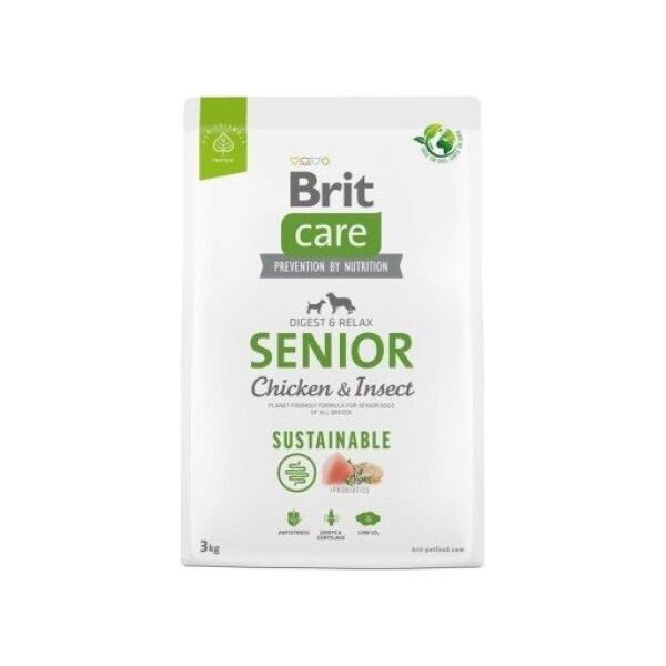 Brit Brit Care Dog Sustainable Senior Chicken Insect 3kg