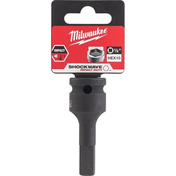 Milwaukee Nasadka udarowa do klucza 1/2 hex10 Milwaukee