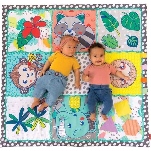 Infantino INFANTINO Gigantyczny dywan odkrycie zmyslów - 120 x 120 cm