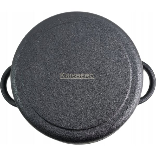 KRISBERG GARNEK ŻELIWNY 5.5L 26cm KRISBERG KS-2639