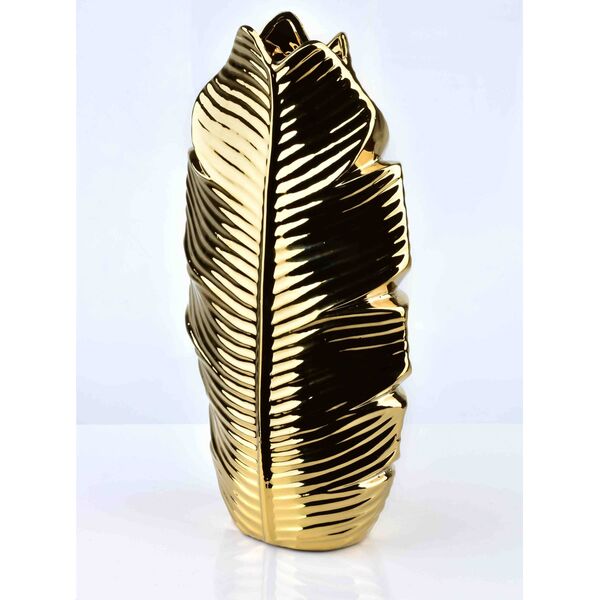 Mondex LEAF GOLD WAZON 7,5x17xh35cm