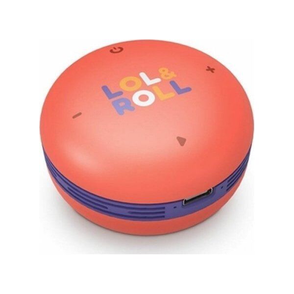 Głośnik Energy Sistem Głośnik Bluetooth Przenośny Energy Sistem Lol&Roll Pop Kids Pomarańczowy 5 W 500 mAh