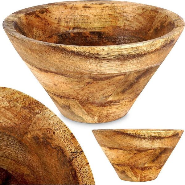 Vilde Vilde Miska misa na owoce do serwowania dań drewniana 19,5 cm 1 l