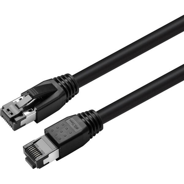 MicroConnect CAT8.1 S/FTP 2m Black LSZH