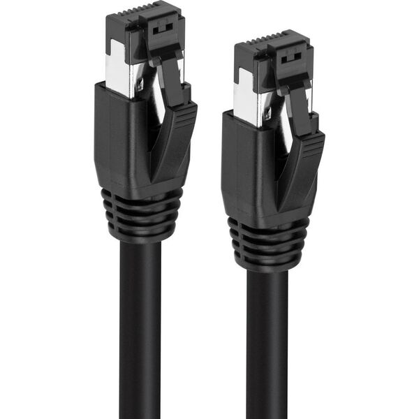 MicroConnect CAT8.1 S/FTP 2m Black LSZH