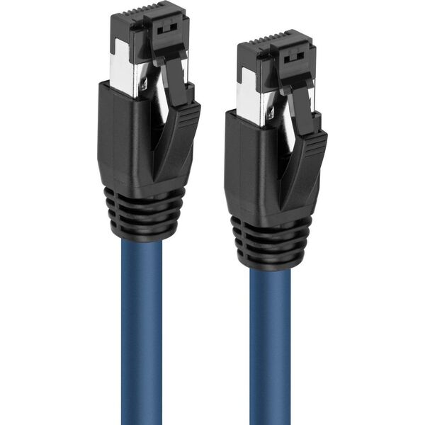 MicroConnect CAT8.1 S/FTP 0,25m Blue LSZH
