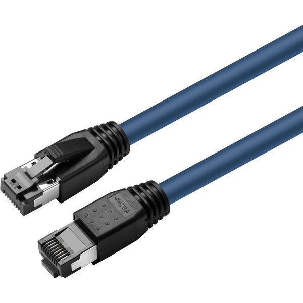 MicroConnect CAT8.1 S/FTP 0,50m Blue LSZH