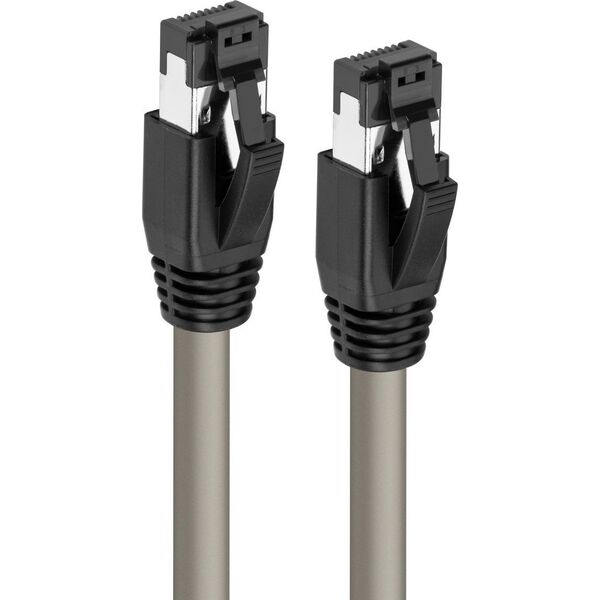 MicroConnect CAT8.1 S/FTP 7,5m Grey LSZH